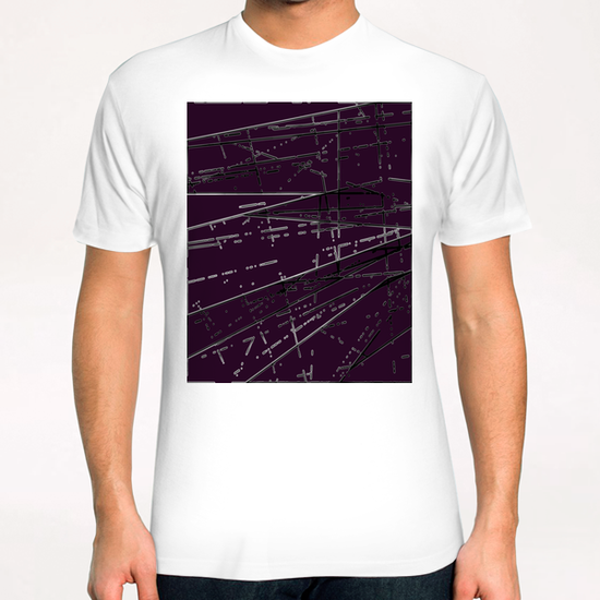Neon Disco X 0.4 T-Shirt by Amir Faysal