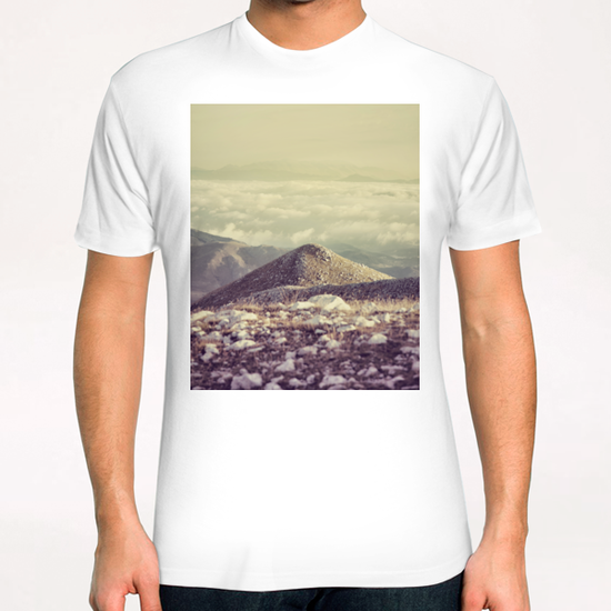 Mountains in the background IV T-Shirt by Salvatore Russolillo