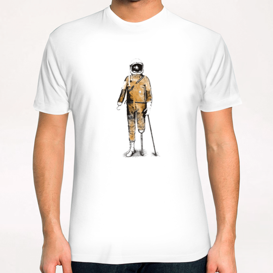 Astropirate (Watercolors) T-Shirt by Florent Bodart - Speakerine