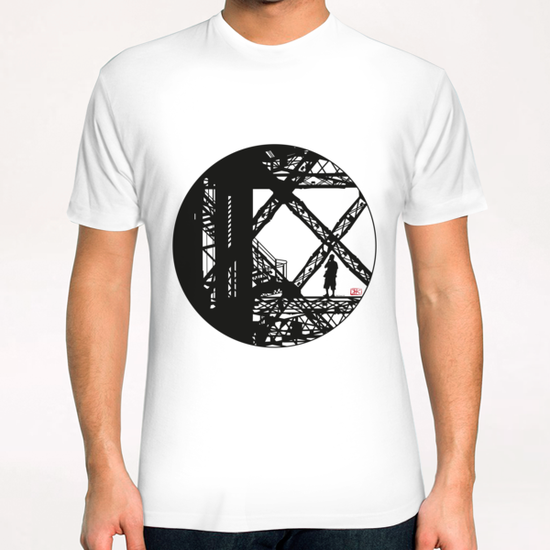 Eiffel tower #3 T-Shirt by Denis Chobelet
