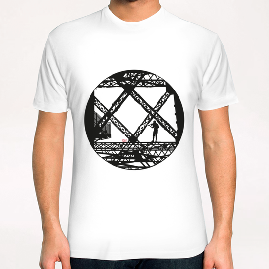 Eiffel tower #5 T-Shirt by Denis Chobelet