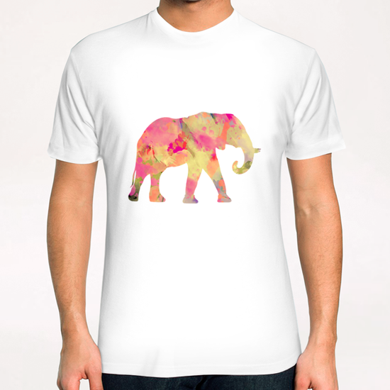 Abstract Elephant T-Shirt by Amir Faysal