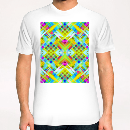 Colorful digital art splashing G471 T-Shirt by MedusArt