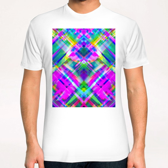 Colorful digital art splashing G469 T-Shirt by MedusArt