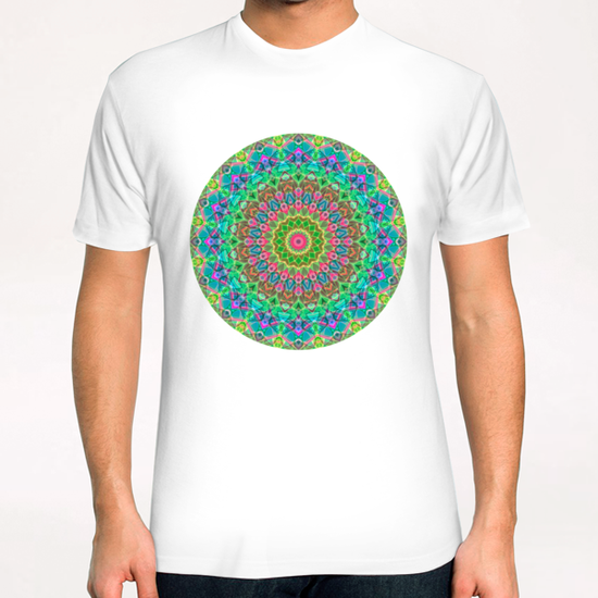 Geometric Mandala G18 T-Shirt by MedusArt