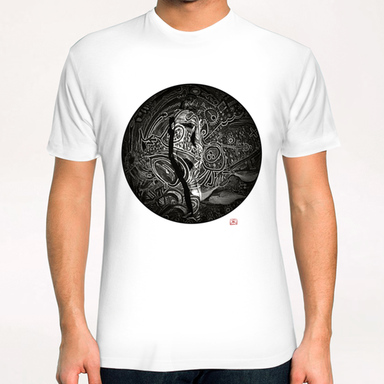 Lina # 9 T-Shirt by Denis Chobelet