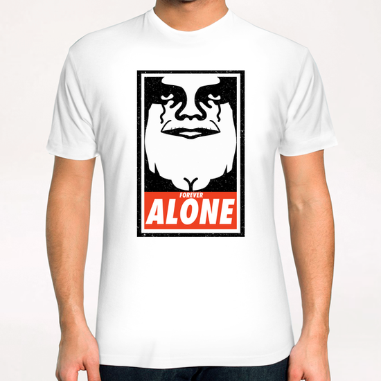 Obey Alone T-Shirt by daniac