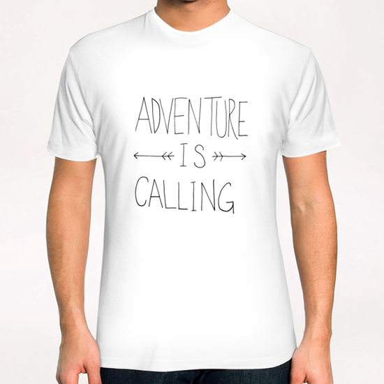 Adventure is Calling T-Shirt by Leah Flores