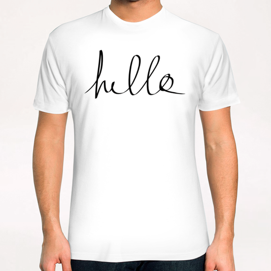 Hello T-Shirt by Leah Flores