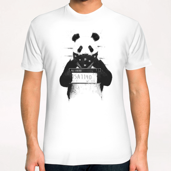 Bad panda T-Shirt by Balazs Solti