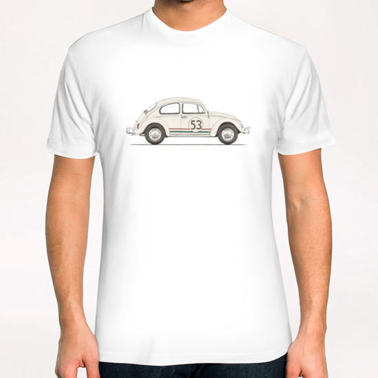 Famous Car - VW Beetle T-Shirt by Florent Bodart - Speakerine