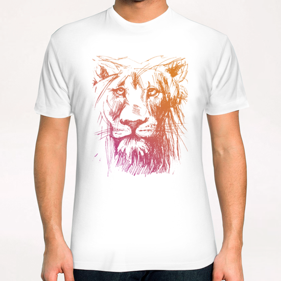 Lion T-Shirt by Georgio Fabrello