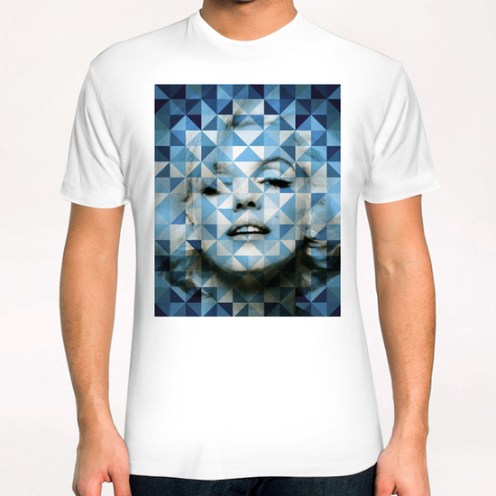 Blue M T-Shirt by Vic Storia