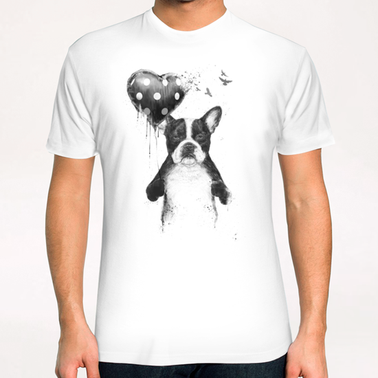 My heart goes boom T-Shirt by Balazs Solti