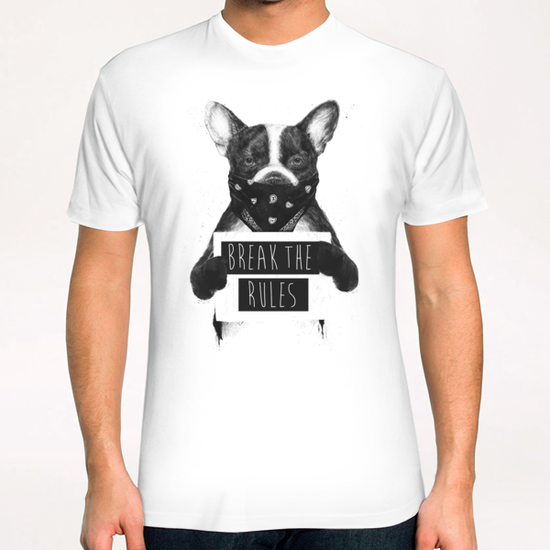 Rebel dog T-Shirt by Balazs Solti
