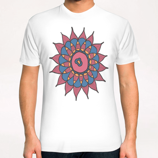 Abstract Sunflower T-Shirt by ShinyJill