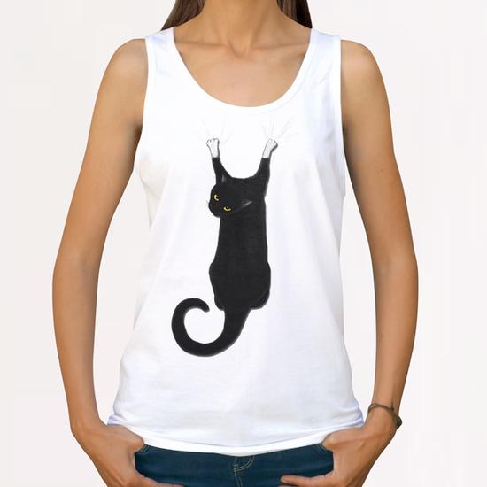 Hang Cat All Over Print Tanks by Tummeow