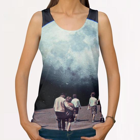 Way Back Home All Over Print Tanks by Frank Moth