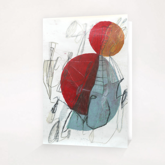 Composition 10 Greeting Card & Postcard by Jean-Noël Bachès