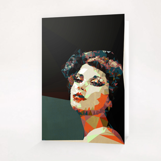 20's face Greeting Card & Postcard by Vic Storia